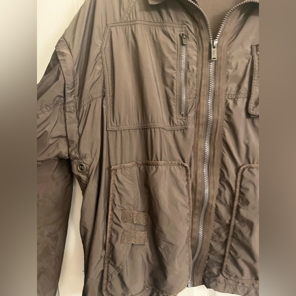 Free People Movement Olive Green Crop Jacket - Picture 3 of 8